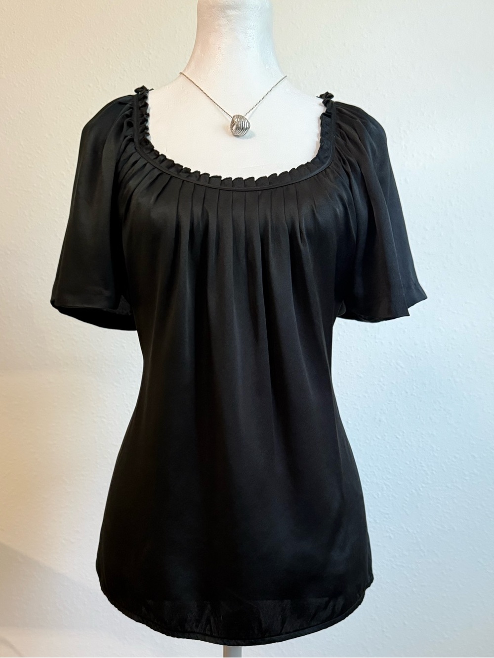 Y2K INC International Concepts Silk Blouse Feminine Minimalist Glam